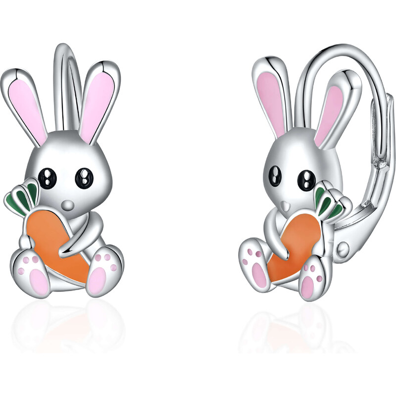 Olivie Strieborné náušnice KRÁLIK 8111 47359704