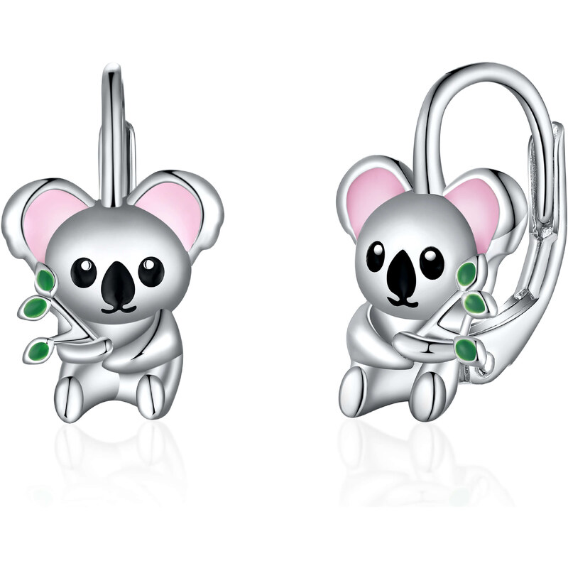 Olivie Strieborné náušnice KOALA 8112 47359705