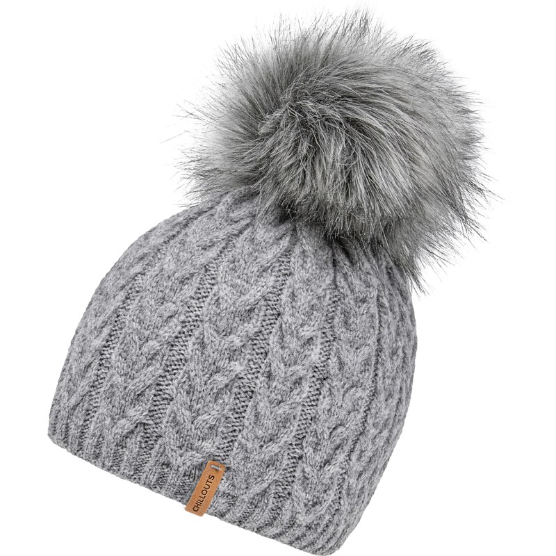 chillouts Čiapky Tabea sivá melírovaná 54250014