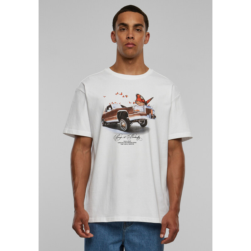 Mister Tee Pimp and Butterfly Oversize T-shirt white 50648405