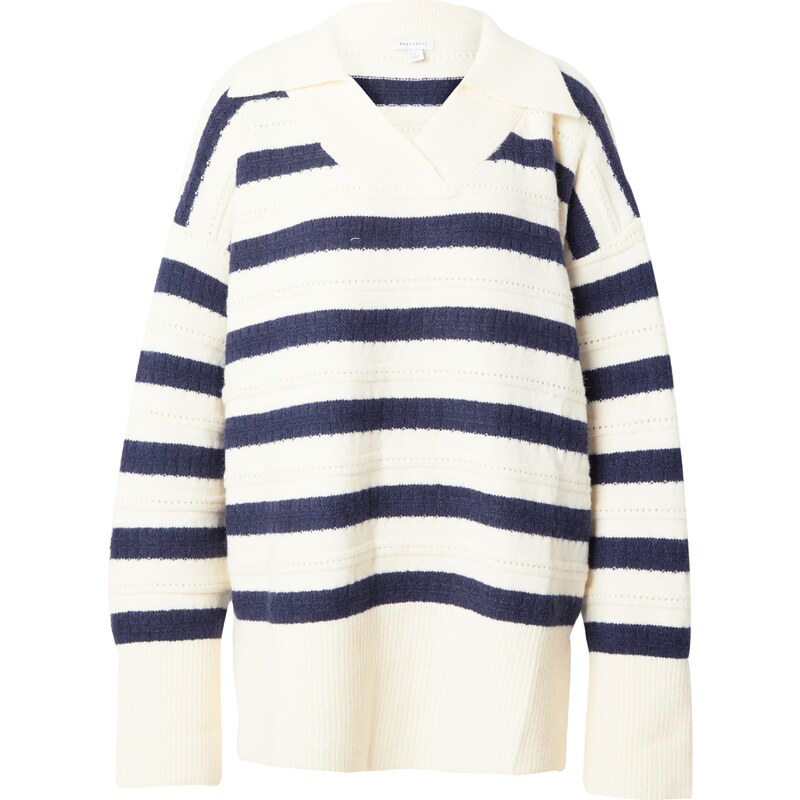 Warehouse Sveter nebielená / námornícka modrá 54266396