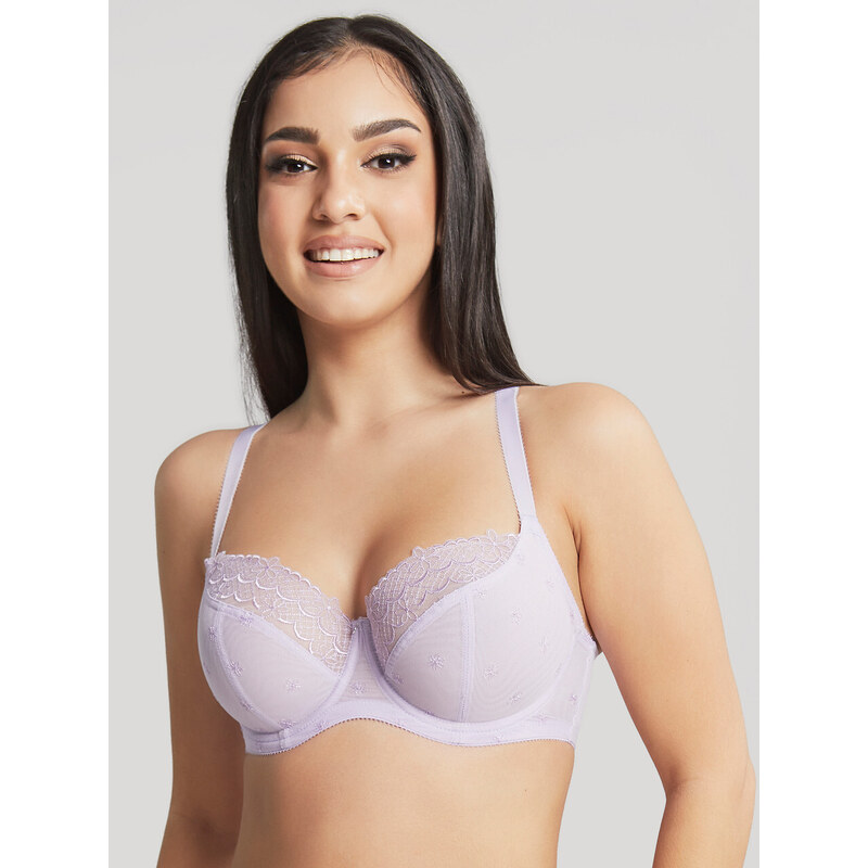 Dámska podprsenka / balconette 10581 Lila light purple - Panache 52911725