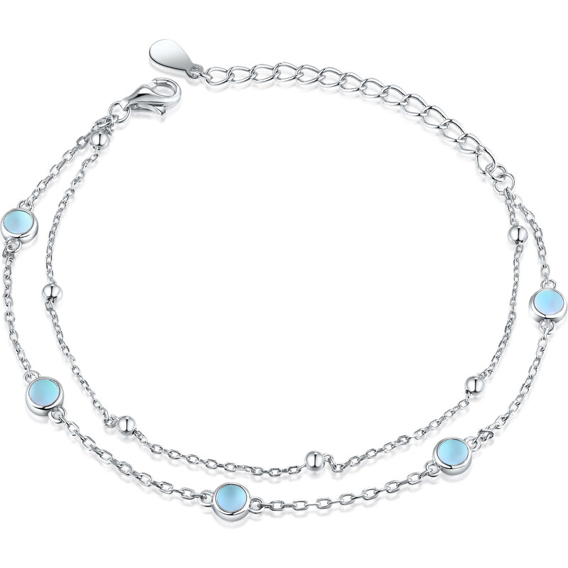 Olivie Strieborný náramok MESAČNÝ KAMEŇ 8118 47359711