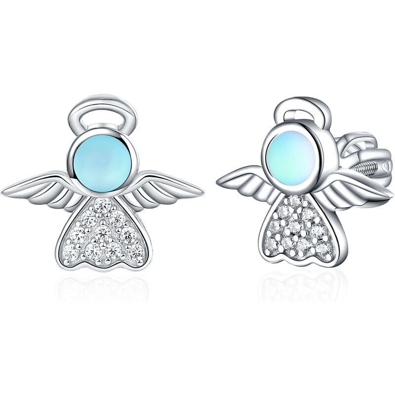 Olivie Strieborné náušnice MESAČNÝ ANJEL 8128 47359719