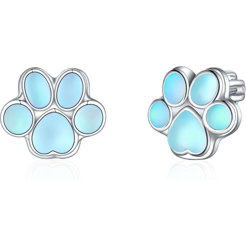 Olivie Strieborné náušnice MESAČNÁ LABKA 8132 47359729