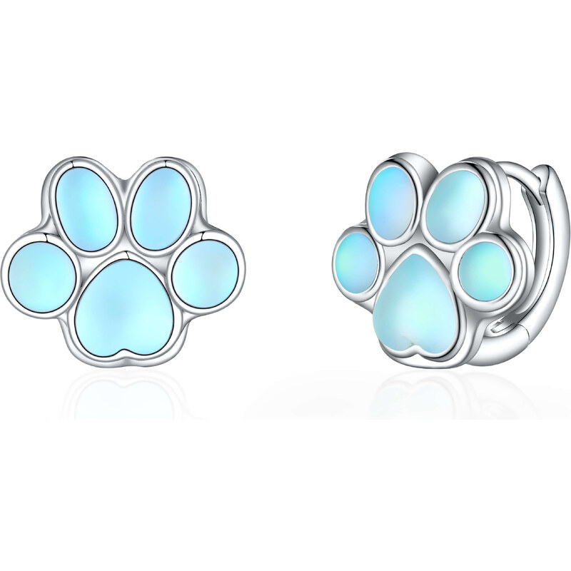 Olivie Strieborné krúžky MESAČNÁ LABKA 8141 47375231