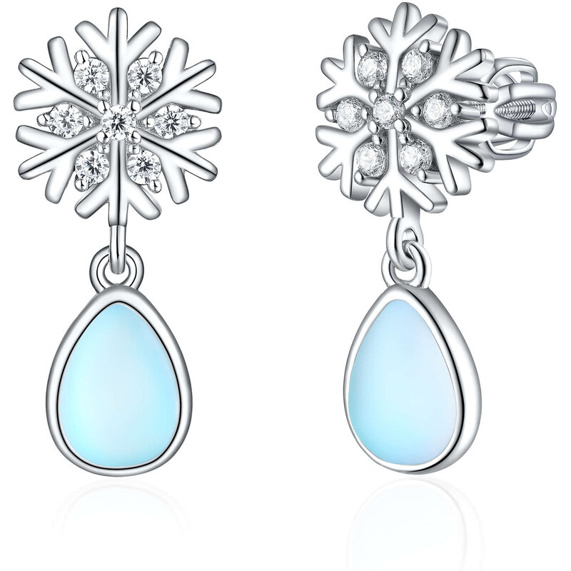 Olivie Strieborné náušnice MESAČNÁ ZIMA 8139 47359728