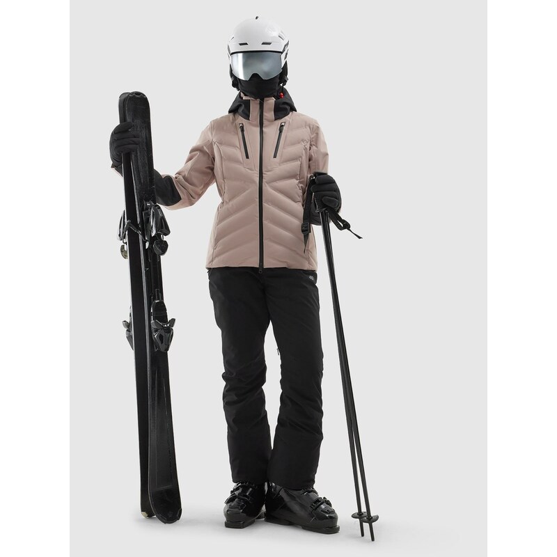 4F Dámska lyžiarska bunda 4FPRO s membránou Dermizax 20 000 - béžová