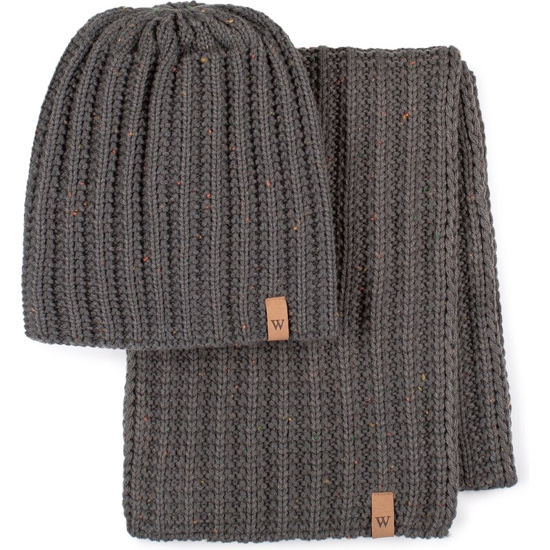 Pánska čiapka a šál Wittchen 99-SF-003-8 59081002