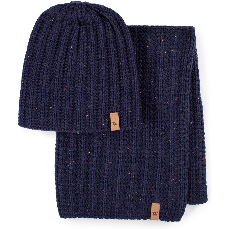 Pánska čiapka a šál Wittchen 99-SF-003-7 59081001