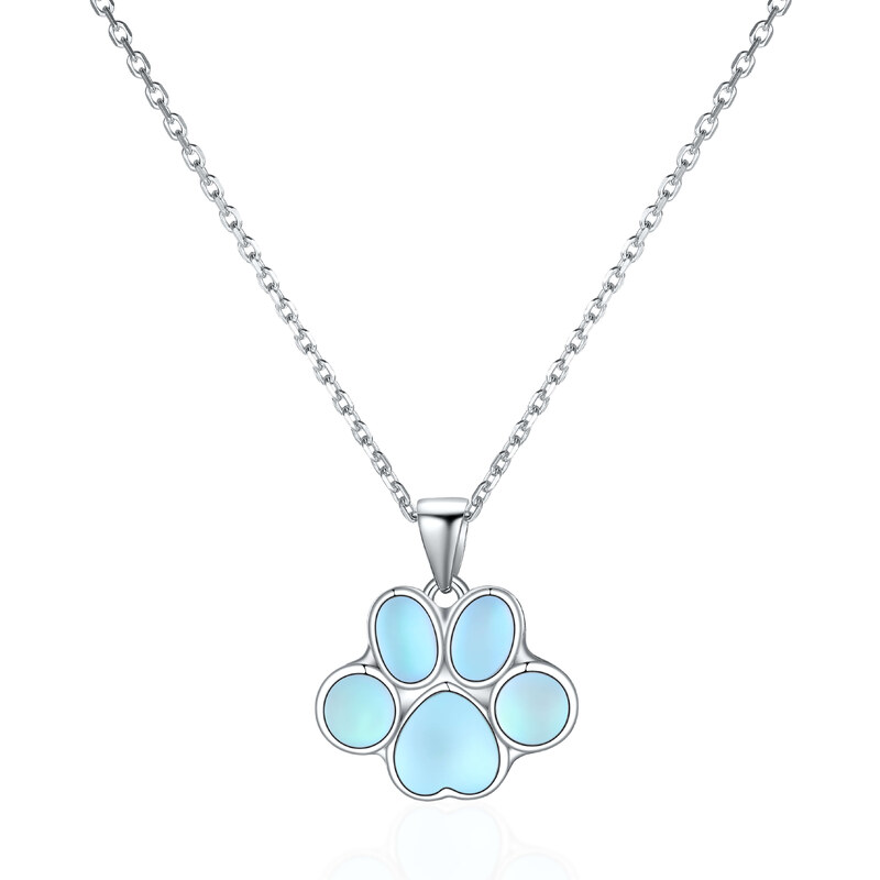 Olivie Strieborný náhrdelník MESAČNÁ LABKA 8143 48571349