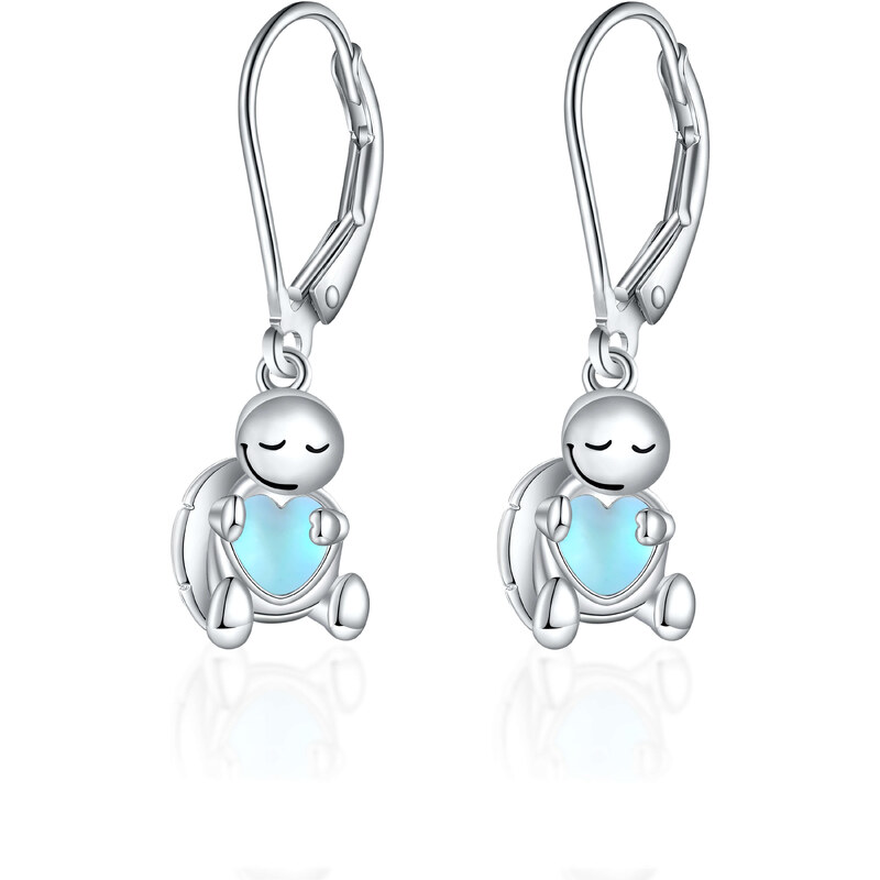 Olivie Strieborné náušnice MESAČNÁ KORYTNAČKA 8152 47375241