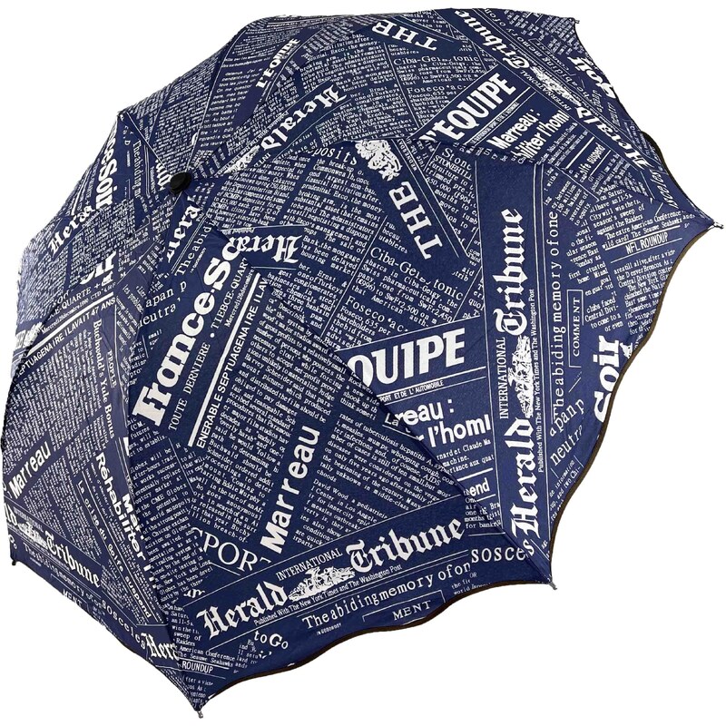 Dáždnik - noviny (modrá)