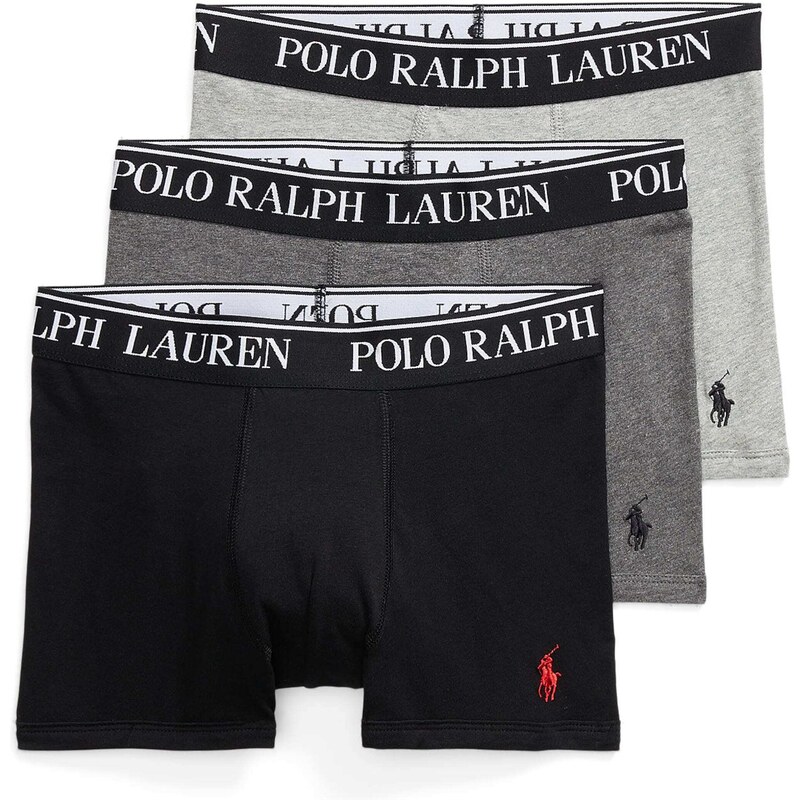 Polo Ralph Lauren Nohavičky sivá / sivá melírovaná / čierna / biela 50784874