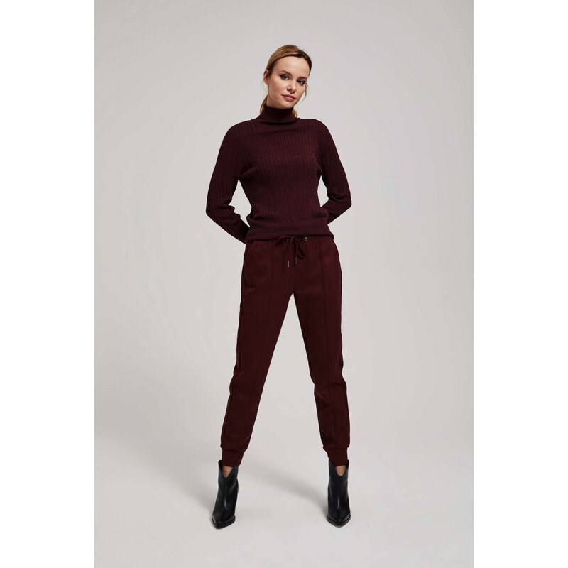 Marisse Chestnut Trousers With Ties 50677138