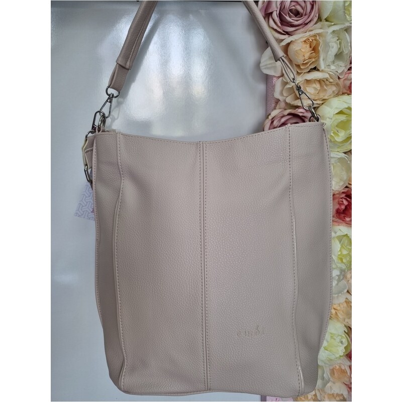 Katrins Fashion Béžová Kabelka na plece Embi 43968174