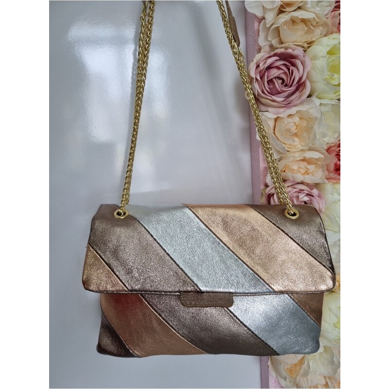 Katrins Fashion Kožená crossbody kabelky ITALY 45030897