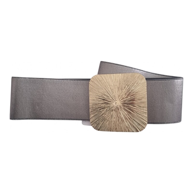 Katrins Fashion Metalický Gumičkový opasok s prackou 45363451