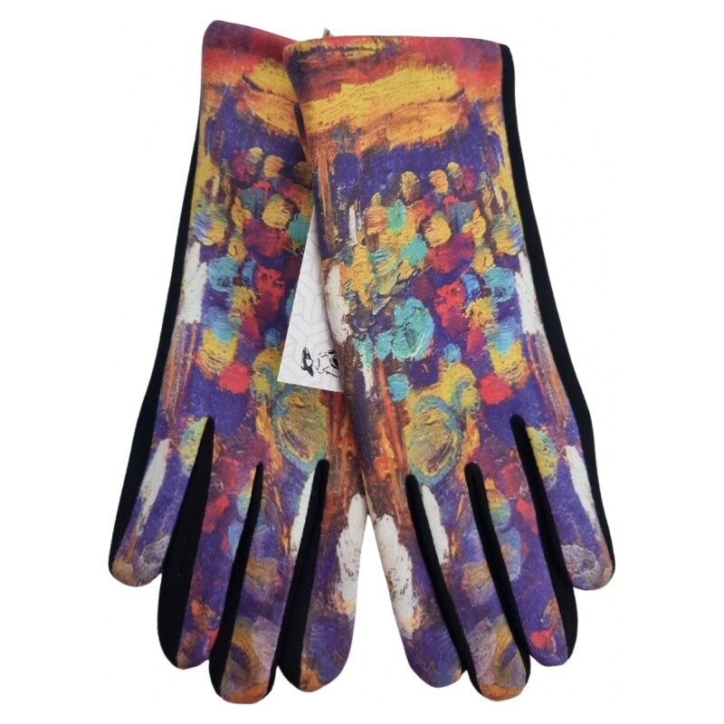 Katrins Fashion Dámske elegantné rukavičky Van Gogh 47307672