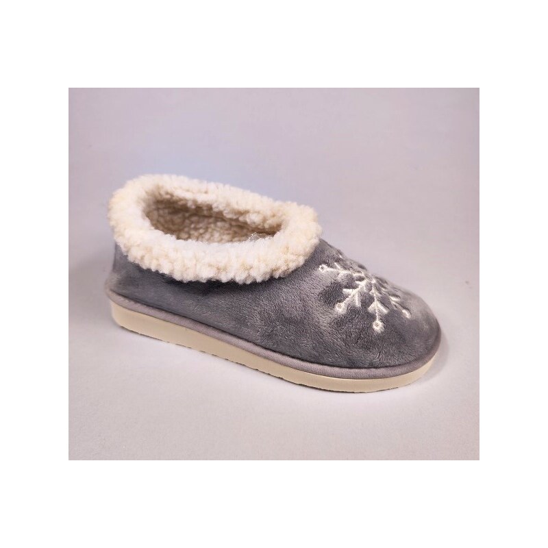 Dámske papuče Natural Style NS084 - sivé 47378042