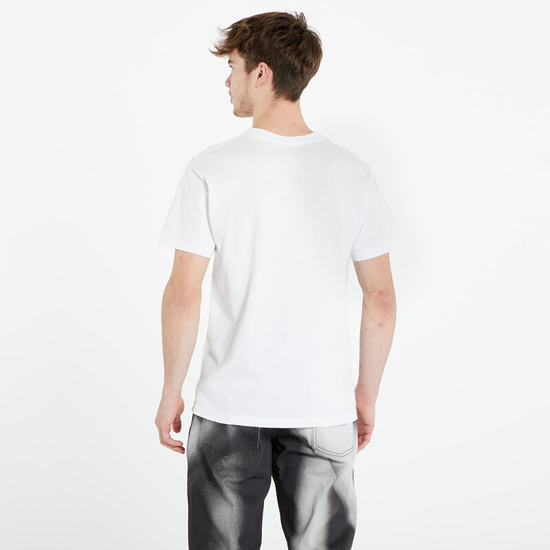 Pánske tričko PLEASURES Crumble T-Shirt White