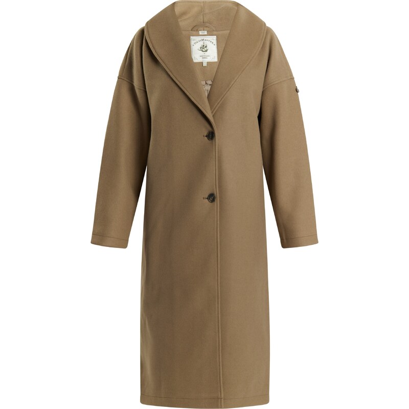 DreiMaster Vintage Prechodný kabát tmavobéžová 54254821