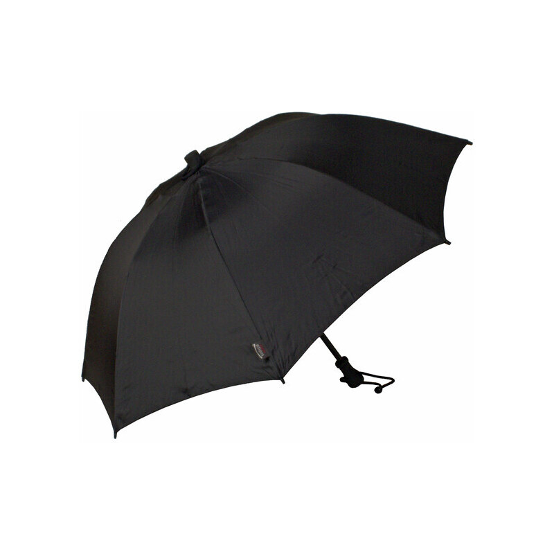 EuroSchirm birdiepal Outdoor Expedičný dáždnik zo sklenených vlákien čierny
