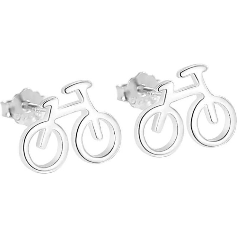 Olivie Strieborné náušnice BICYKEL 8165 47419337
