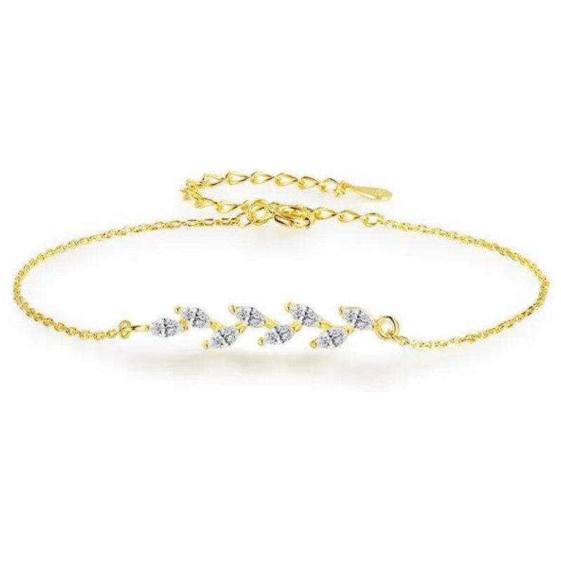 Olivie Strieborný náramok VETVIČKA GOLD 8167 47438128