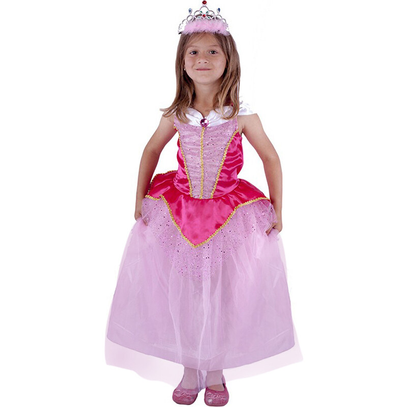RAPPA Detský kostým princezná ružová (M) e-obal