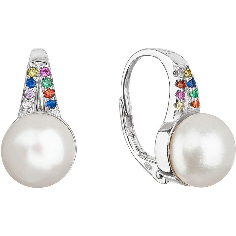 Evolution Group Strieborné náušnice s riečnou perlou 21070.3 66587066