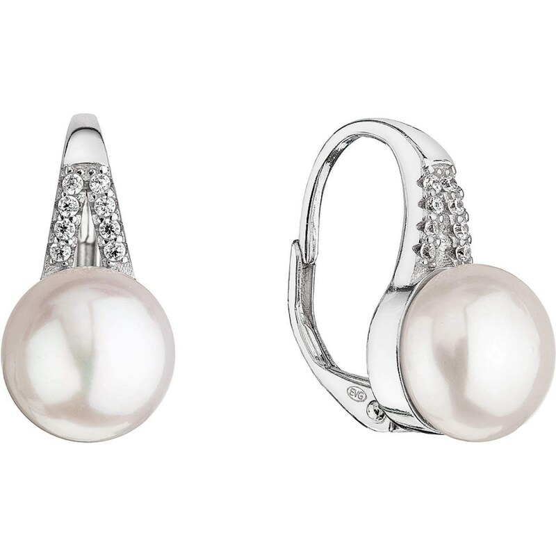 Evolution Group Strieborné náušnice s riečnou perlou 21070.1 66584025