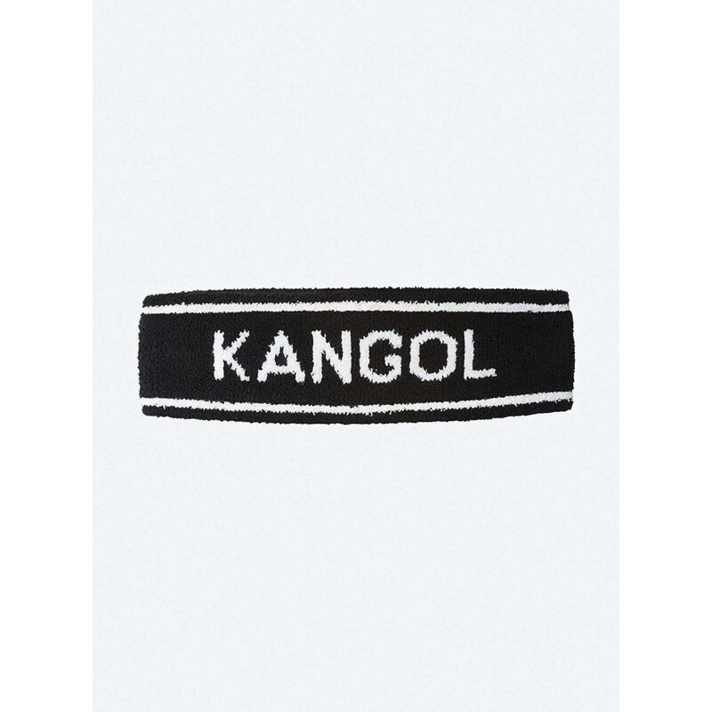 Čelenka Kangol K3302ST-WHITE/CIAN, čierna farba