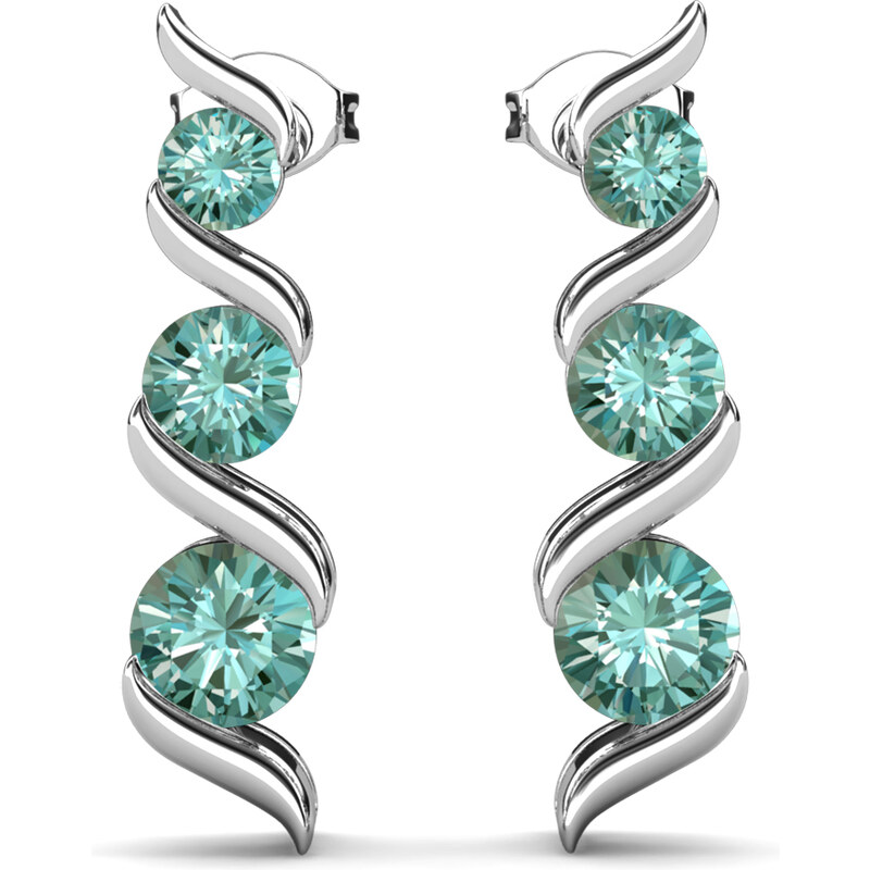 Royal Fashion stříbrné pozlacené náušnice ME077-GN 53973364