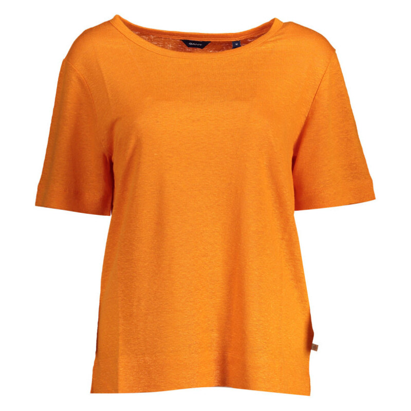 Gant Perfektné Dámske Tričko Krátky Rukáv Oranžová