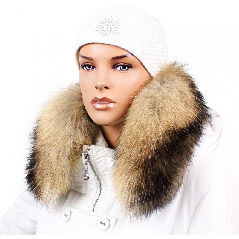 Sikora Kožušinový lem na kapucňu - golier medvedíkovec M 44/53 (63 cm) 47428487