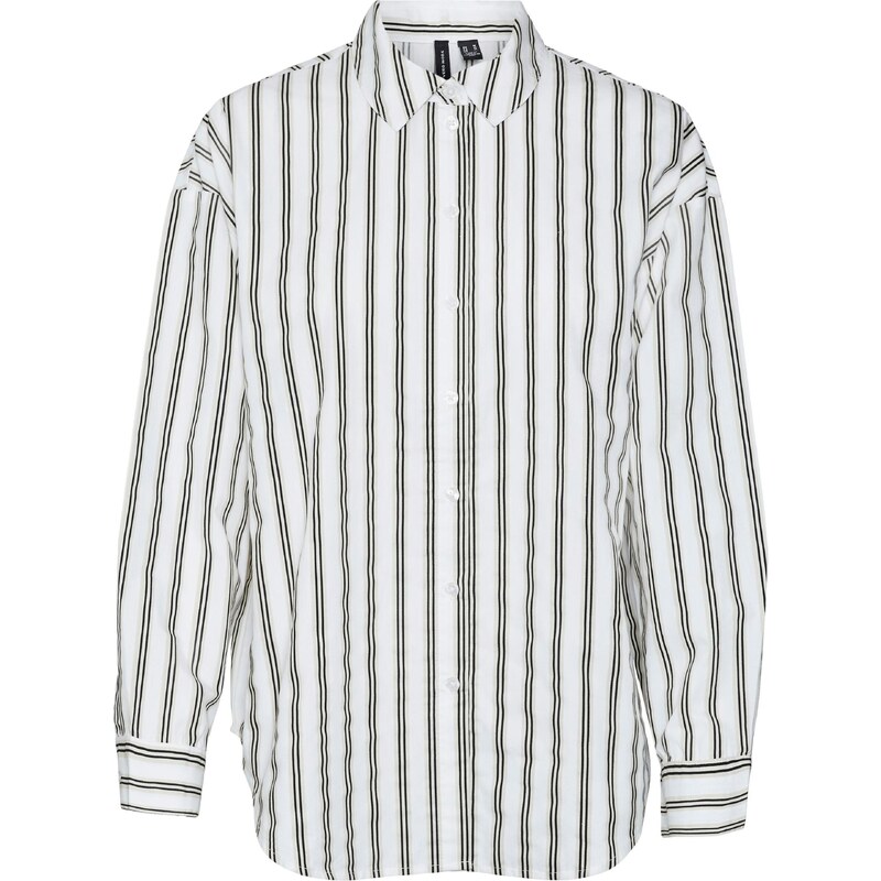 VERO MODA Blúzka BEA sivá / čierna / biela 47442584