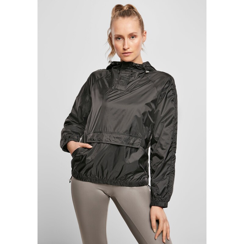 Urban Classics Womens Transparent Light Jacket Black 50669843