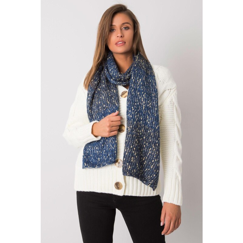 MladaModa Úpletový dámsky šál so zlatou nitkou model 40723 farba 47485285