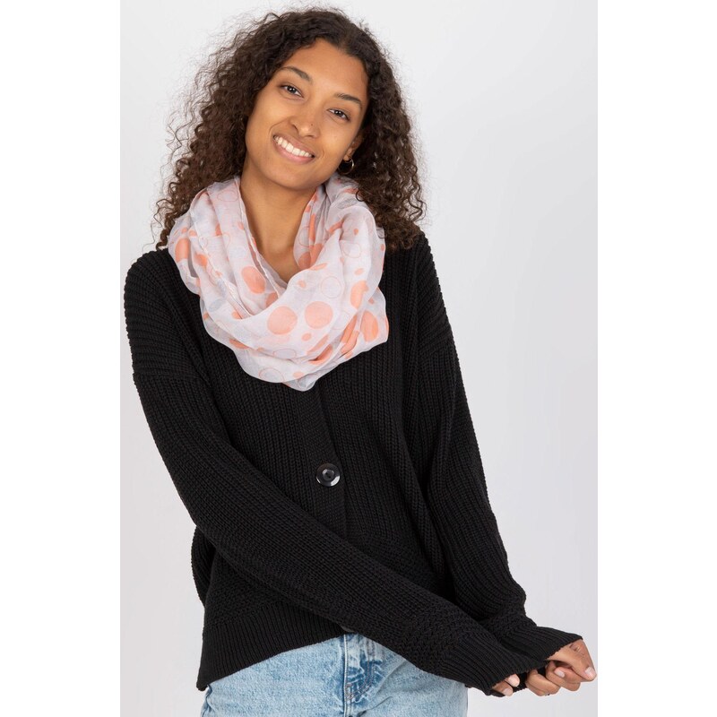 MladaModa Viskózová komínová šatka model 5013 svetlá šedá 47485418