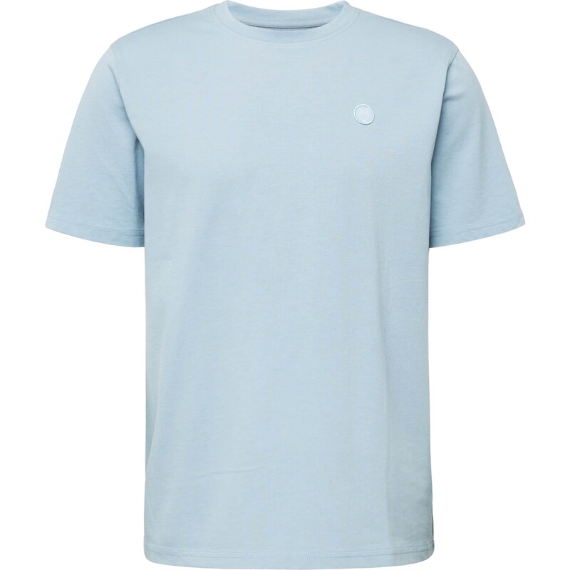KnowledgeCotton Apparel Tričko Alder svetlomodrá 54279131