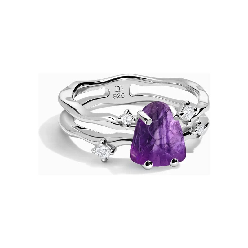 Royal Exklusive Royal Fashion rhodiovaný prsteň SKA-R006-SILVER 54108549