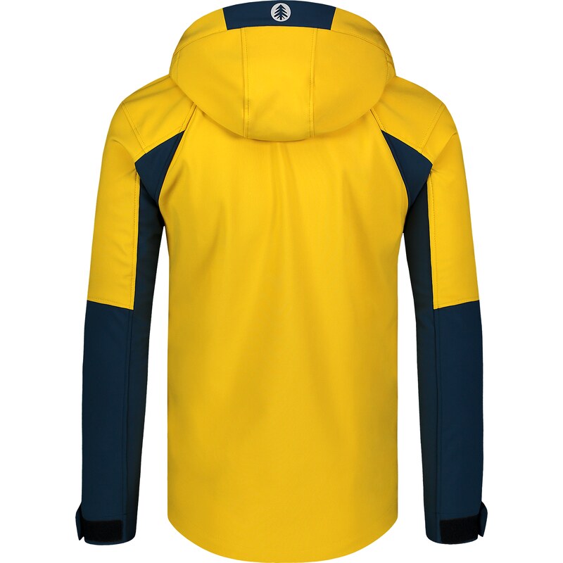 Nordblanc Žltá pánska zateplená softshellová nepremokavá bunda INTREPID