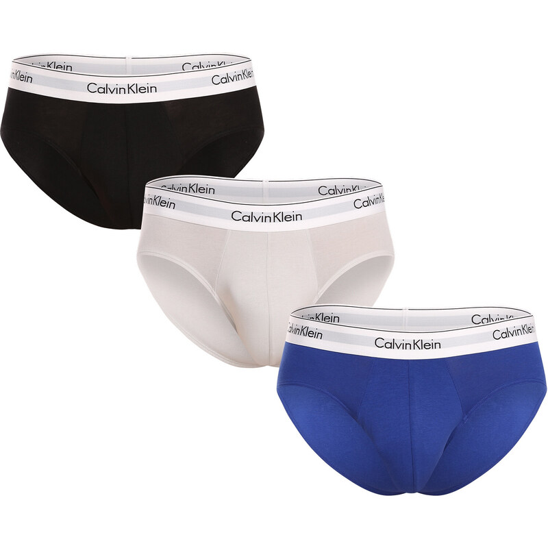 3PACK pánske slipy Calvin Klein viacfarebné (NB2379A-GW4) 47547438