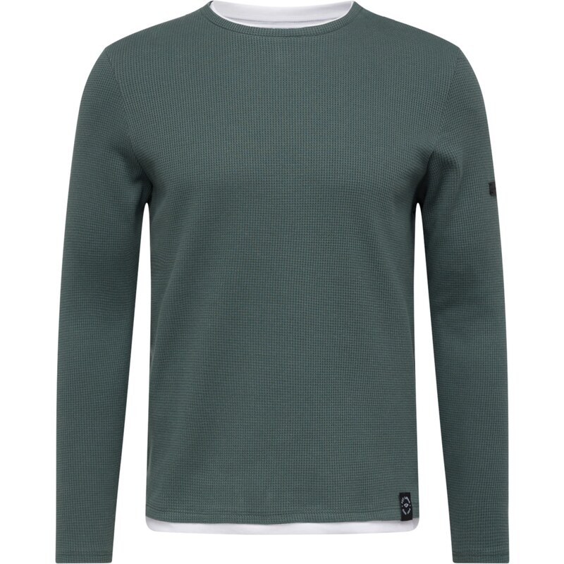 Key Largo Sveter STEFANO tmavozelená / biela 48806426