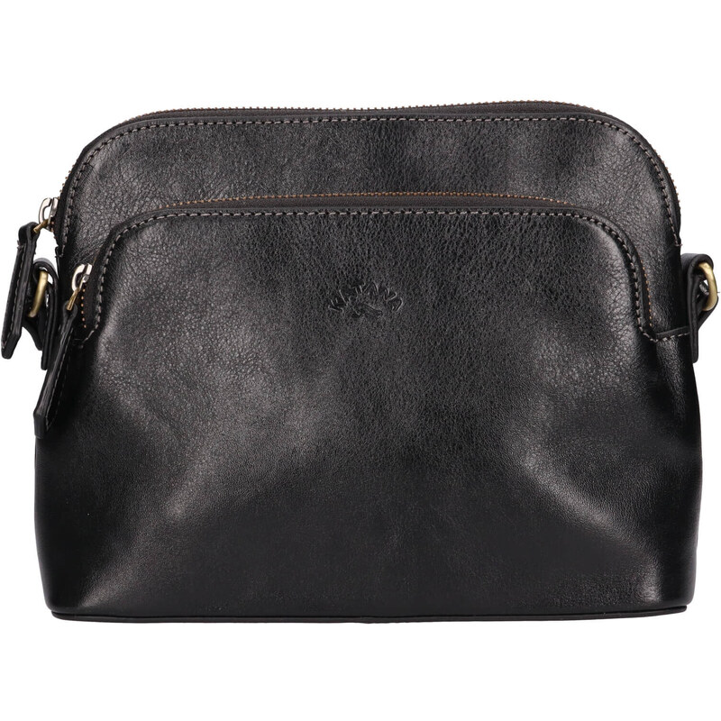 Kožená dámska crosbody kabelka Katana Kaise - čierna 48199563