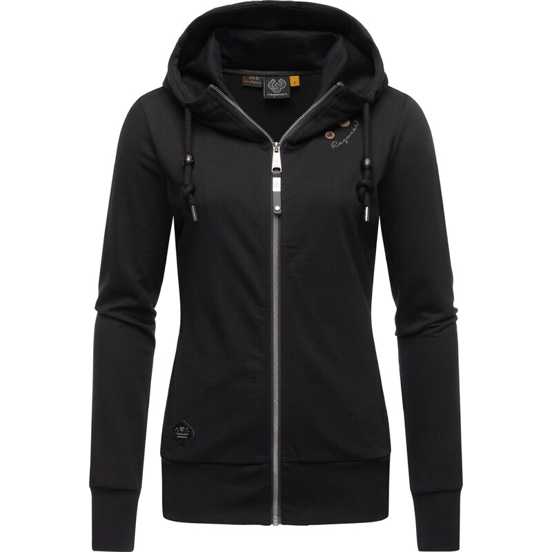 Ragwear Tepláková bunda Paya hnedá / svetlosivá / čierna 67905771