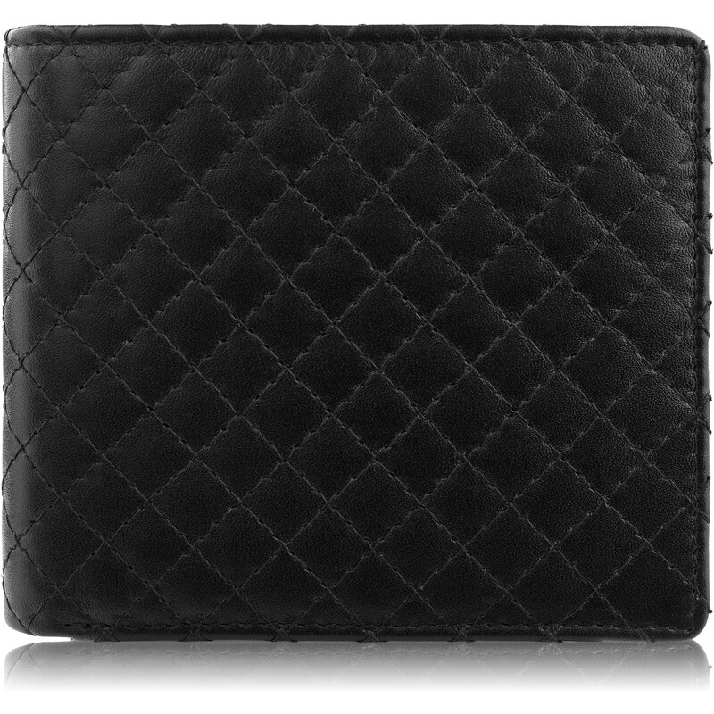 PAOLO PERUZZI Pánska kožená peňaženka AV-06-BL | čierna AV-06-BL