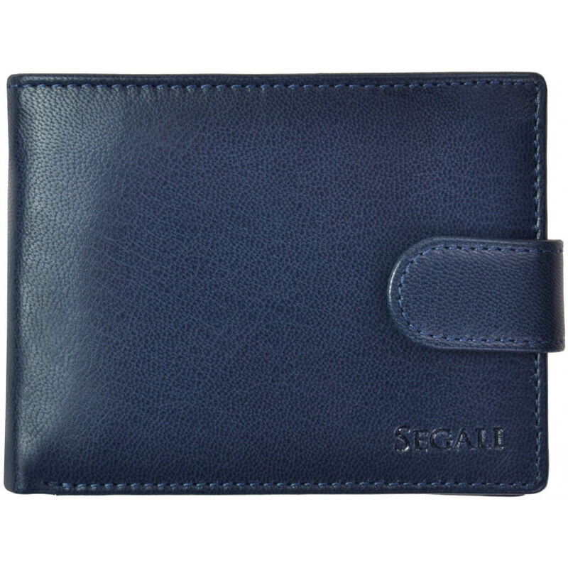 SEGALI Pánska kožená peňaženka 2511 blue 66579367