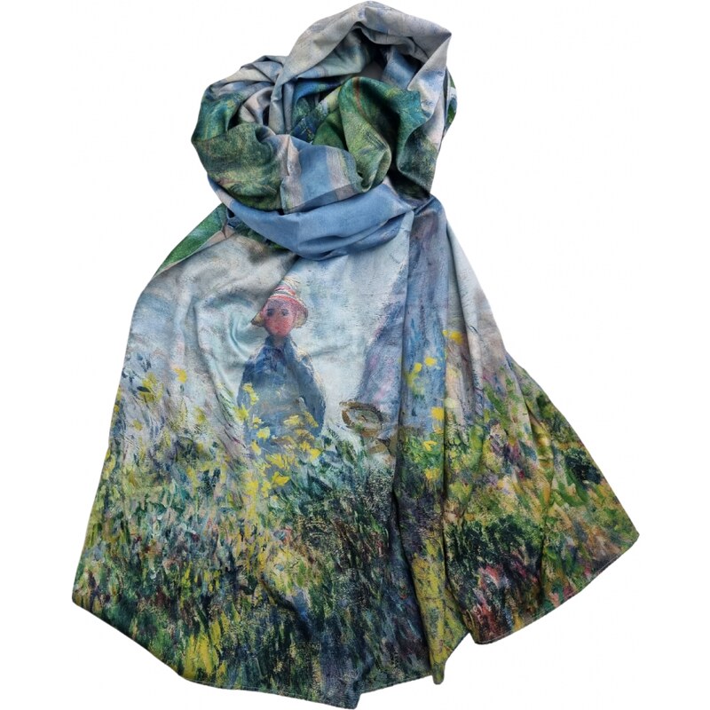 Katrins Fashion Hodvábny Dámsky elegantný šál 37141712